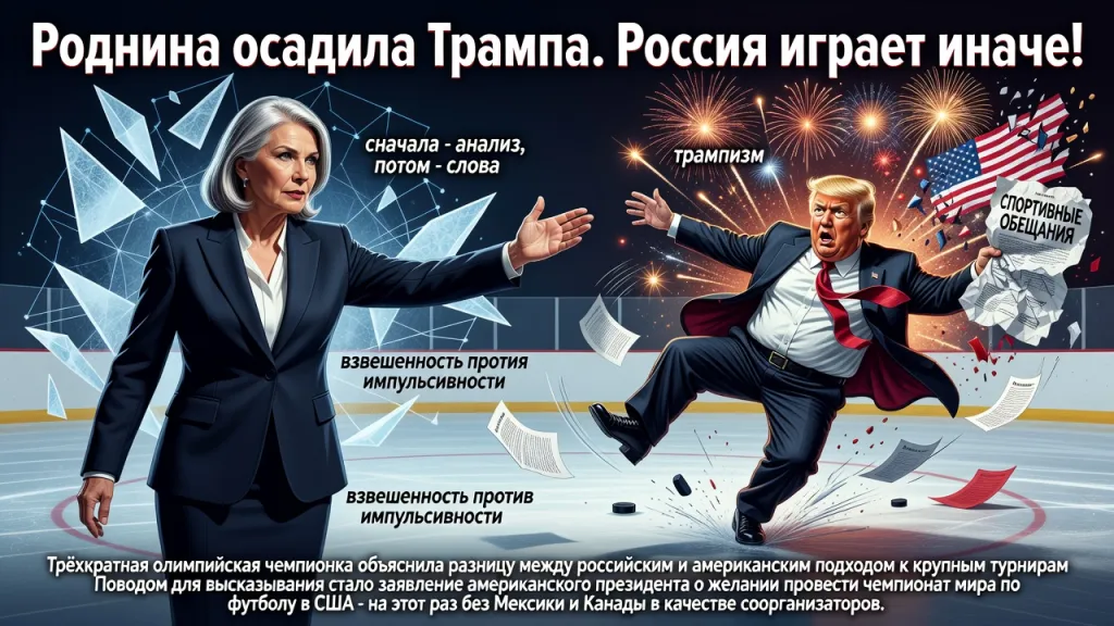 Роднина осадила Трампа. Россия играет иначе!