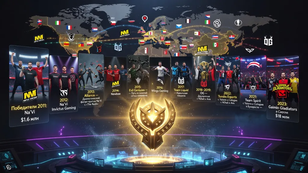 Все победители The International по Dota 2: чемпионы по годам
