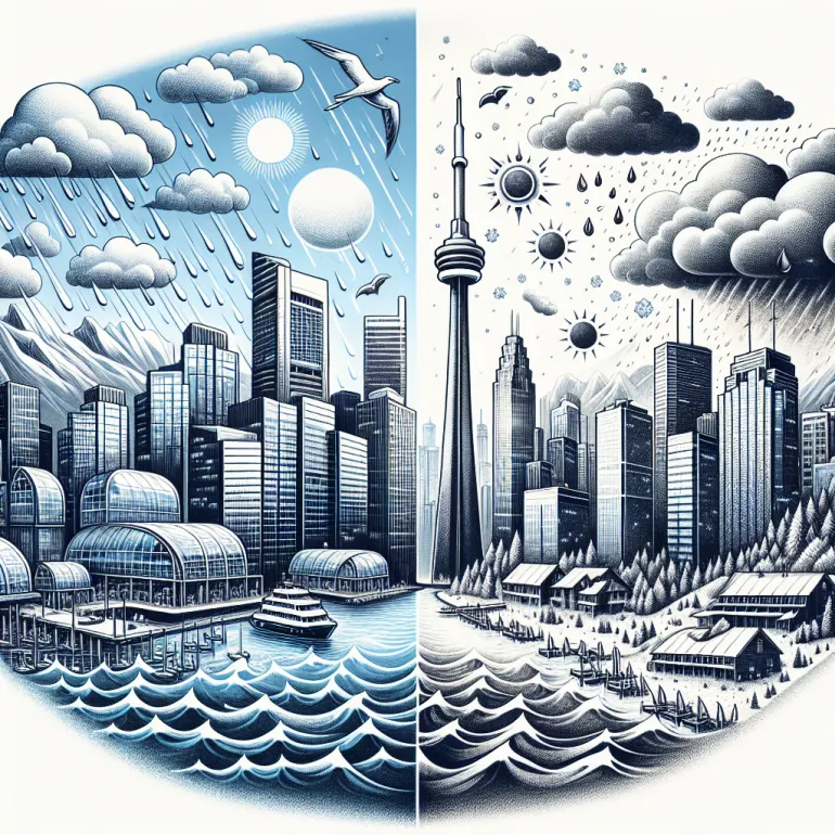 Ванкувер и Торонто: Прогноз и Сравнение